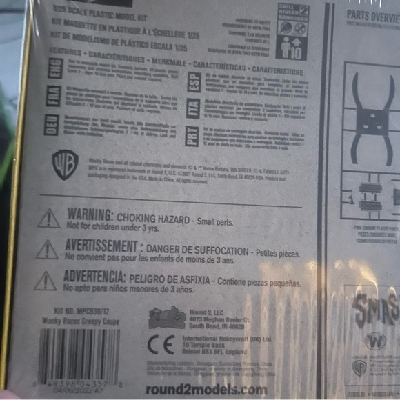 New RARE MPC Wacky Racers Creepy Coupe with big and little gruesome England - Picture 9 of 10